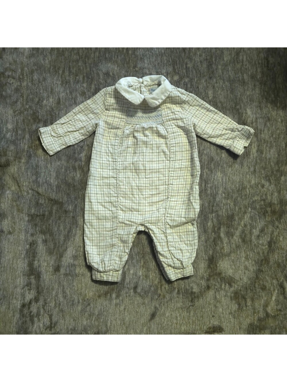 Ralph Lauren Baby 6M Plaid Cotton One-Piece Romper